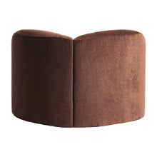 Cami Chenille Corner Lounge Chair